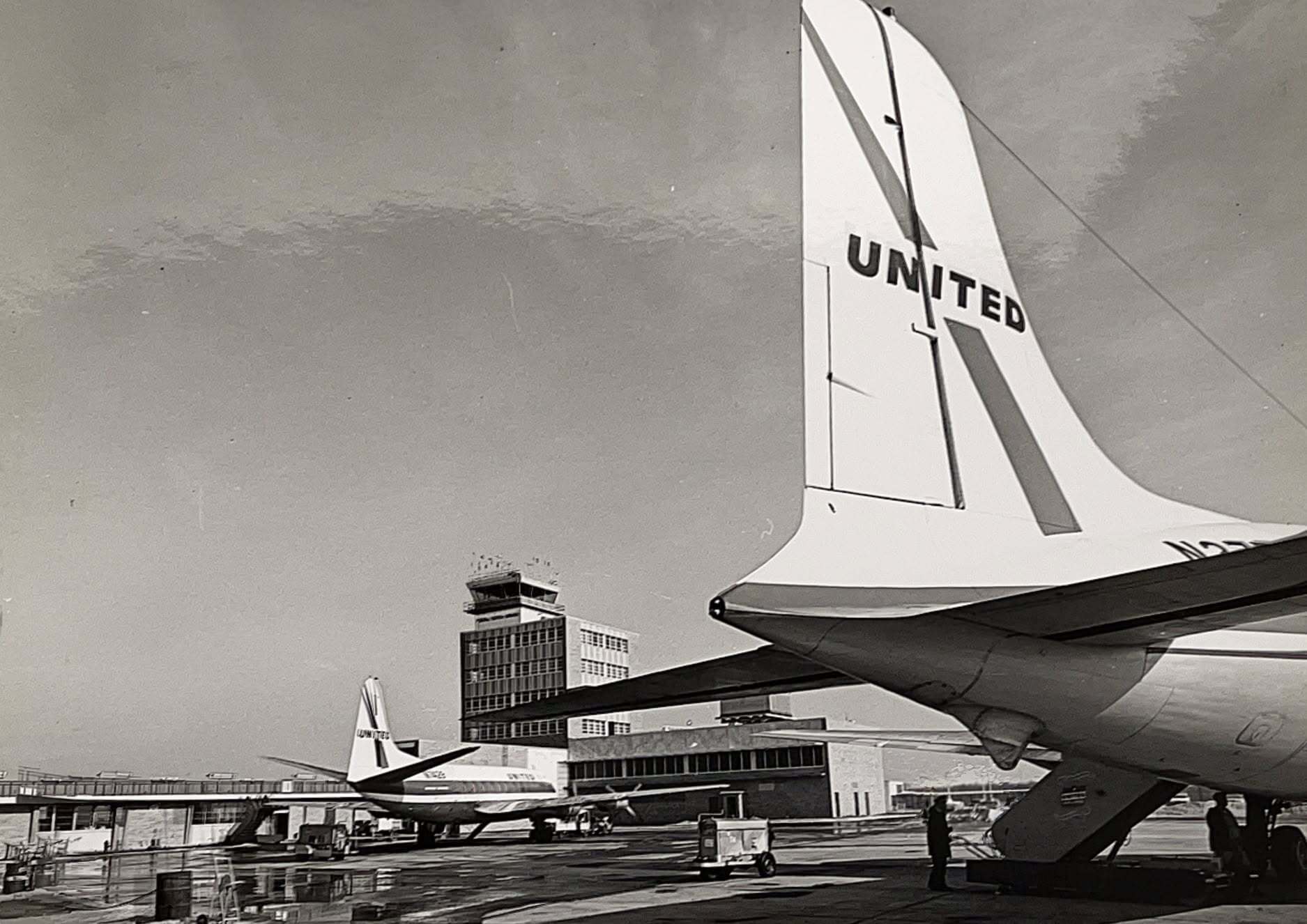 historical photo of airplane